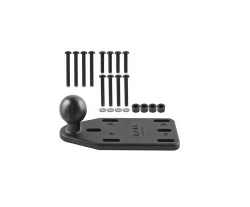 RAM Motorcycle Brake/Clutch Reservoir Cover Base with 1&quot; Ball Offset