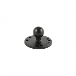 RAM 2.5&quot; Round Ball Base with the AMPs Hole Pattern &amp; 1&quot; Ball
